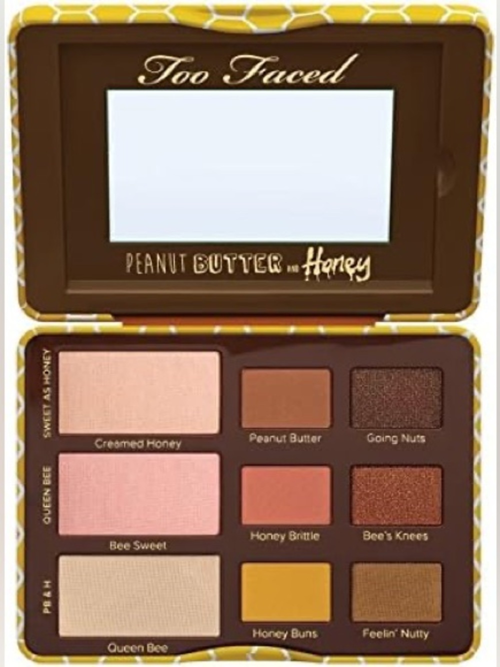 NIB Too Faced Peanut Butter and Honey Eyeshadow Palette - Picture 10 of 16